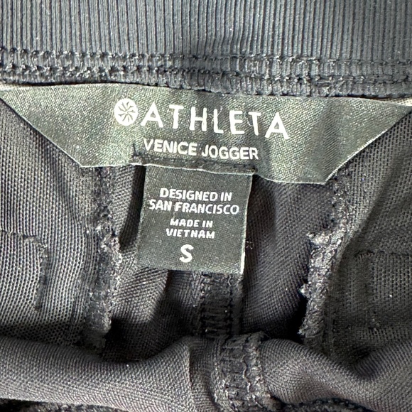 Athleta Women's Venice High Rise Jogger Black Sz S - Picture 7 of 7